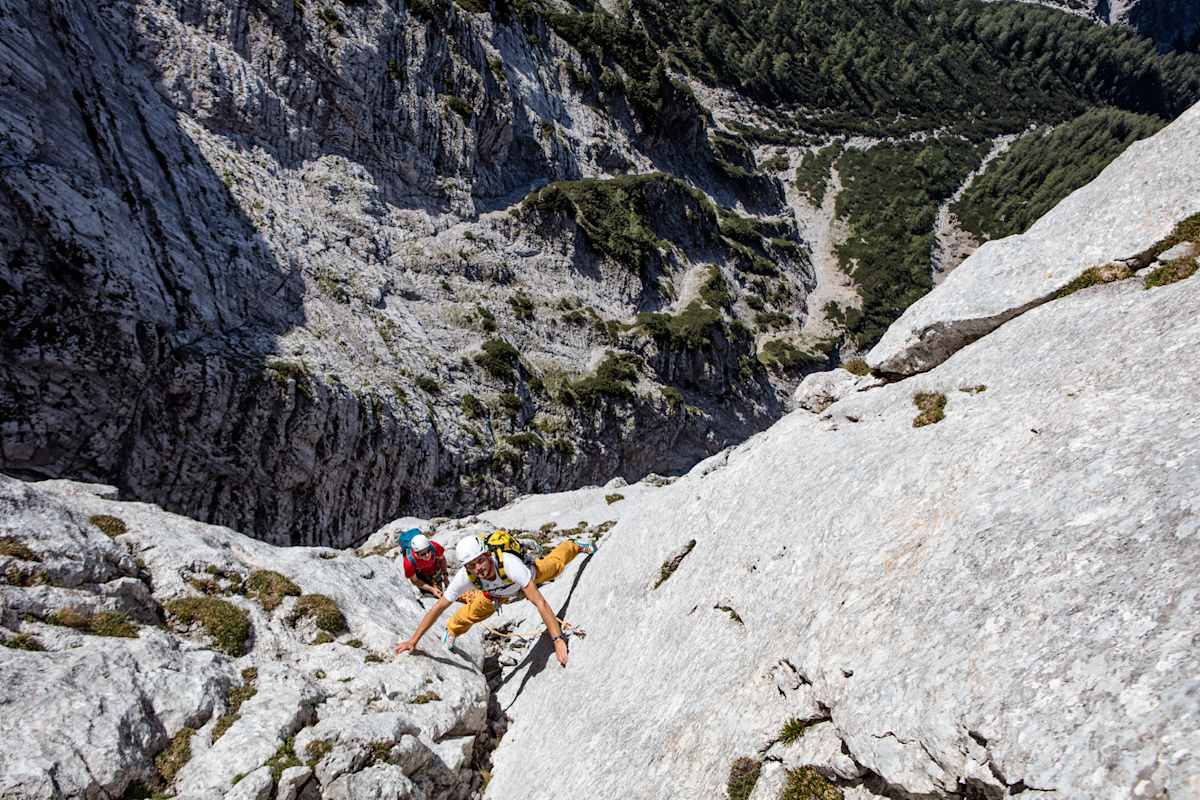 Klaus Haselböck und Jürgen Reinmüller am Berg.
