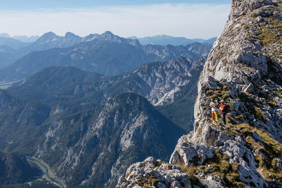 Atemberaubendes Panorama an der Roßkuppenkante.