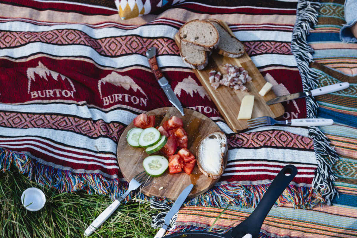 Kocher mit Gaskartusche