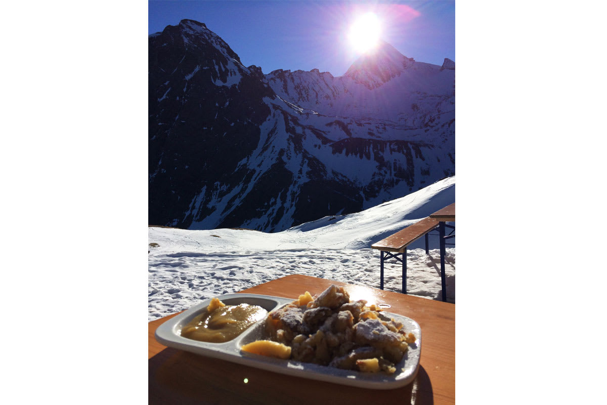 Kaiserschmarrn der Krefelder Hütte in Salzburg