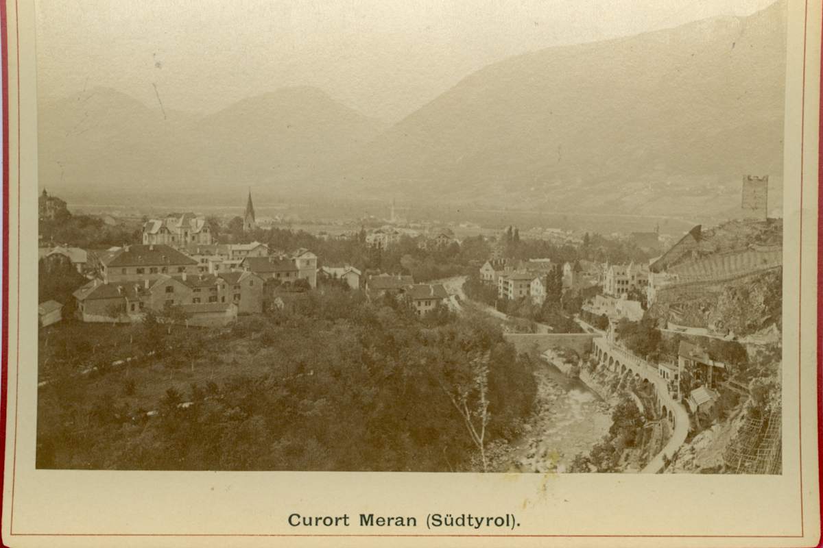Historische Fotografie von Meran
