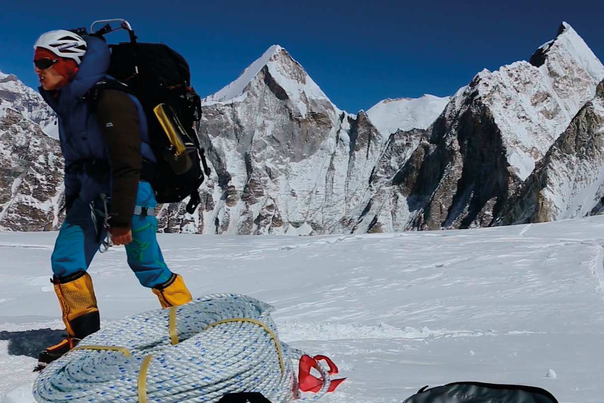 Jost unterwegs Richtung Lhotse, Himalaya.