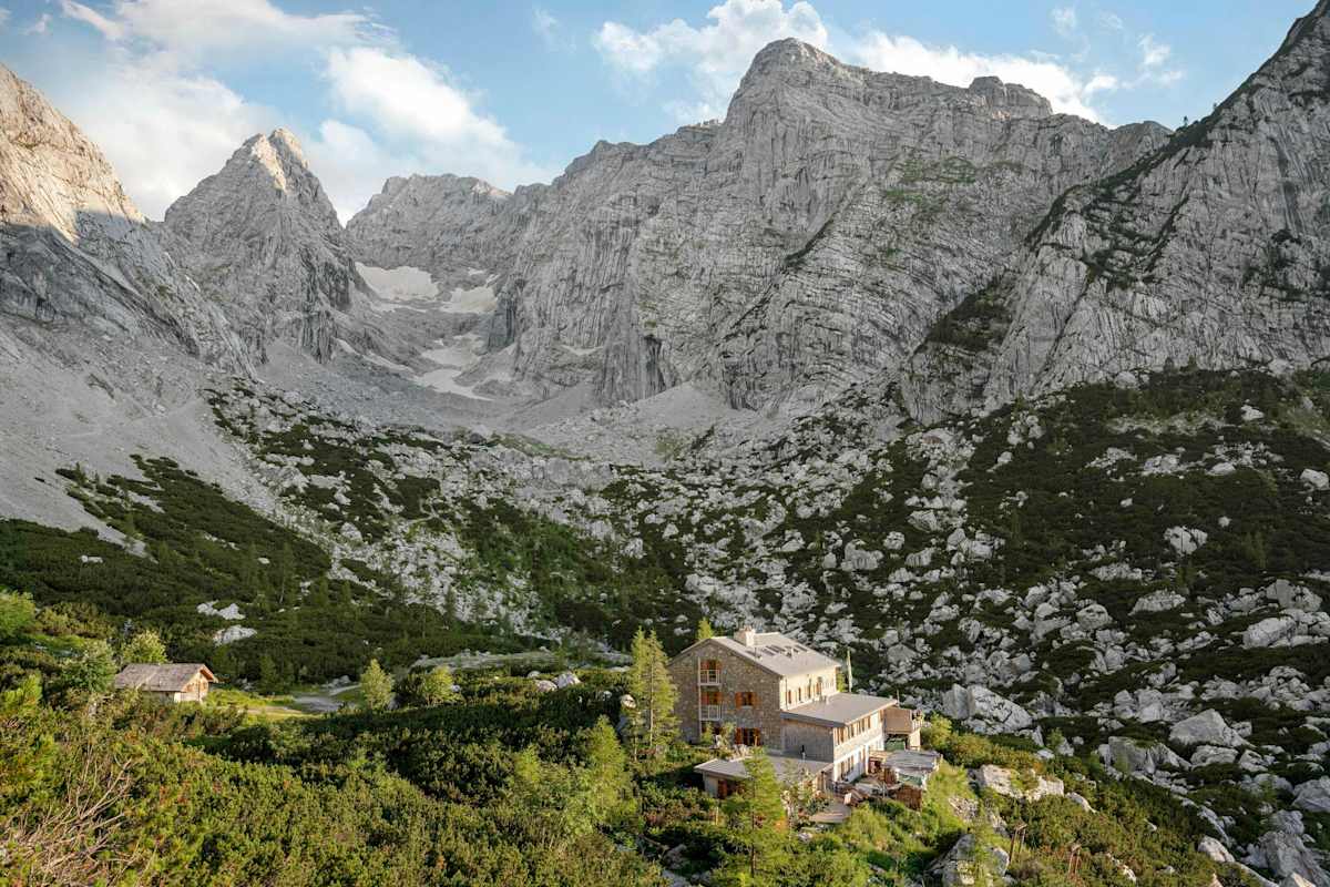 Die Blaueishütte im Blaueiskar