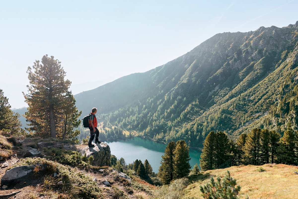 Der idyllische Blick auf den Großen Scheibelsee