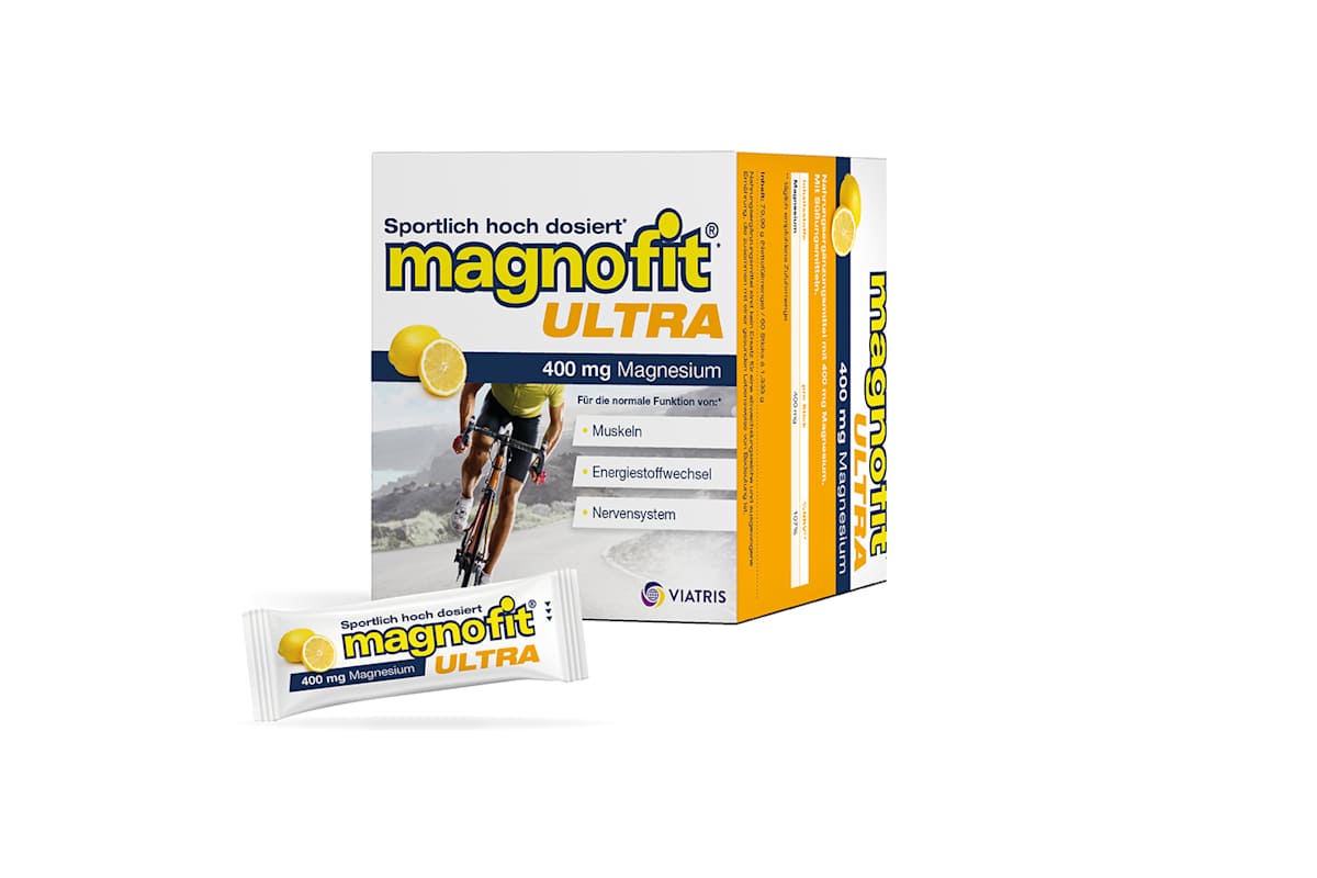 Magnofit ULTRA bietet dir Magnesium in praktischer Sticks-Form, die du von überall zu dir nehmen kannst.