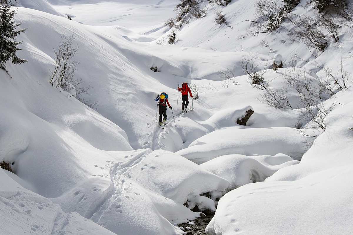 Skitour am Wildalmbach bei Kitzbühel