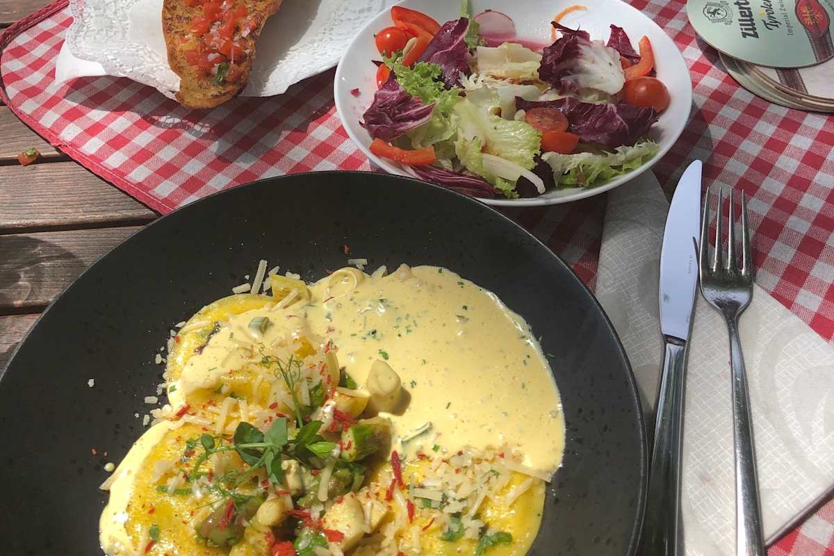 Mittagessen beim Gasthaus Mariathal