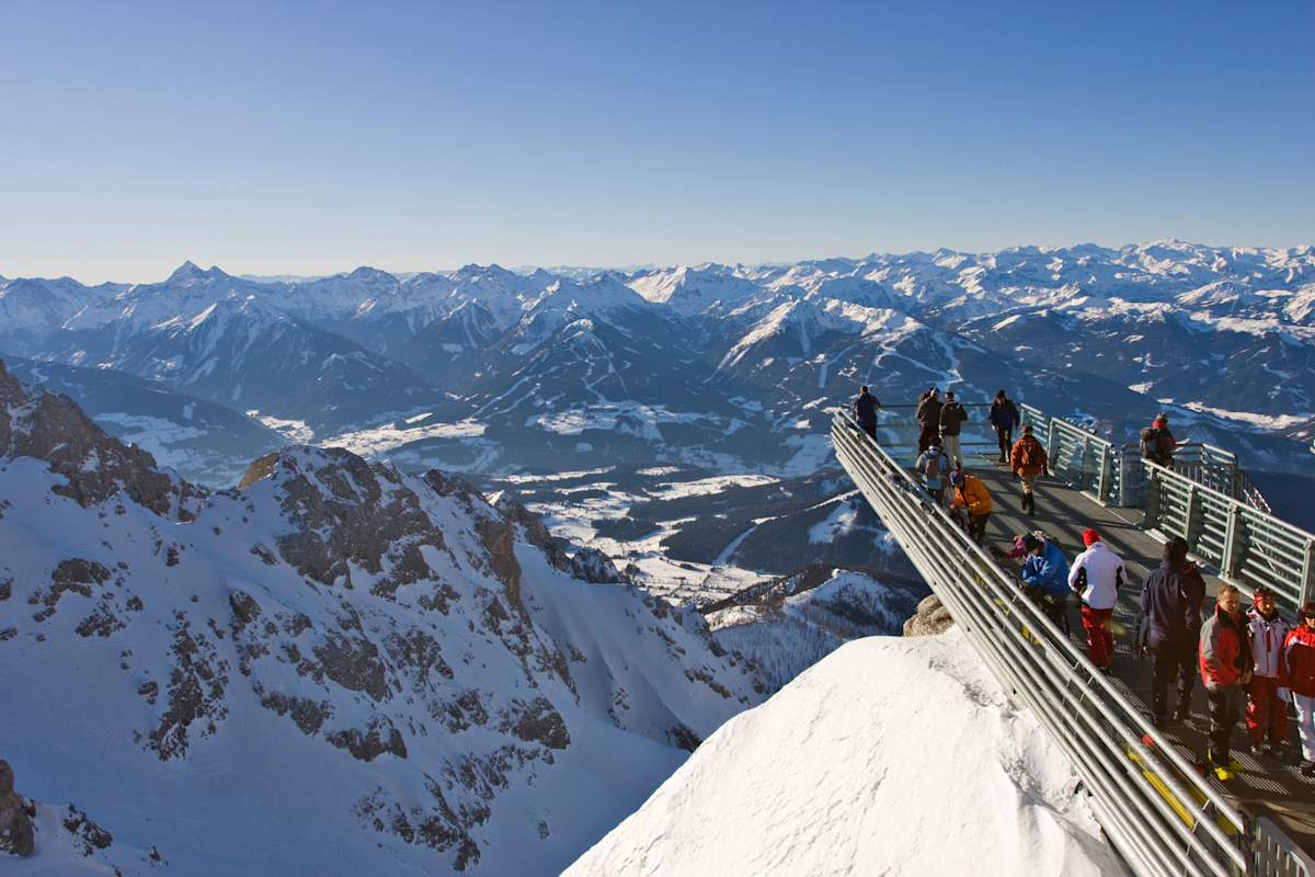 Der Dachstein-Skywalk/ Treppe ins Nichts