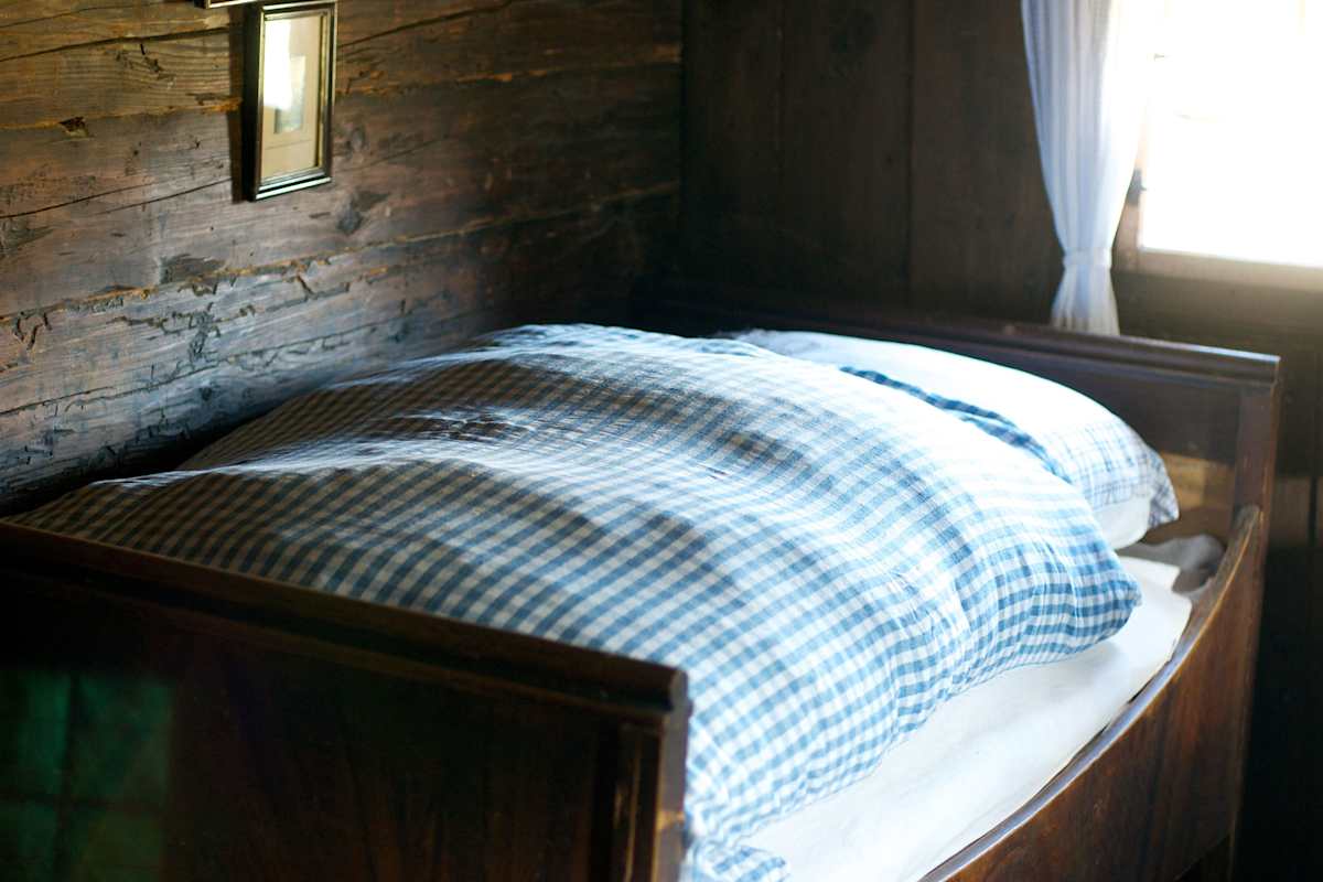 Übernachten in einer Berghütte