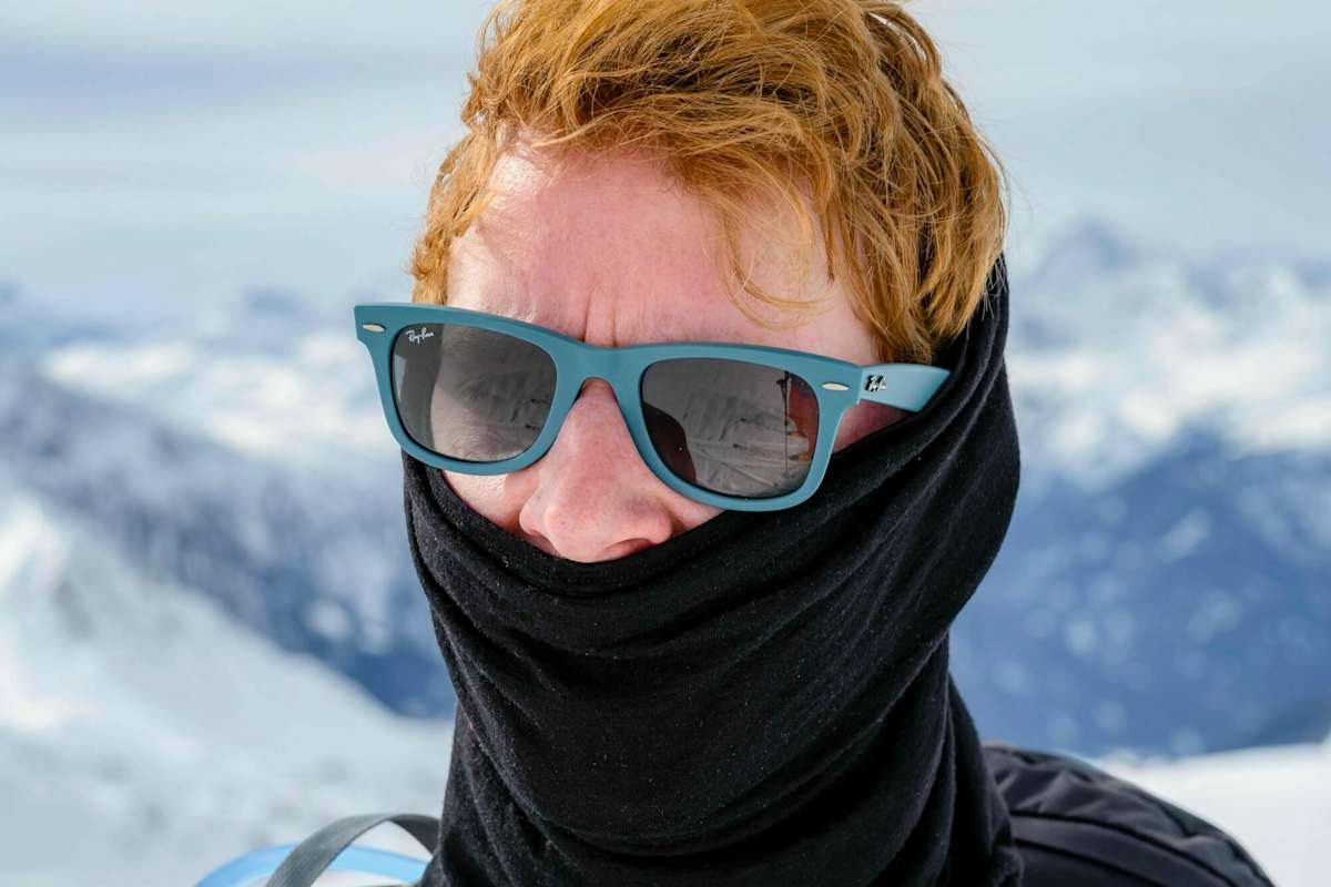 Sonnenbrand-Prävention: Zuweilen ist am Berg Kreativität gefragt!