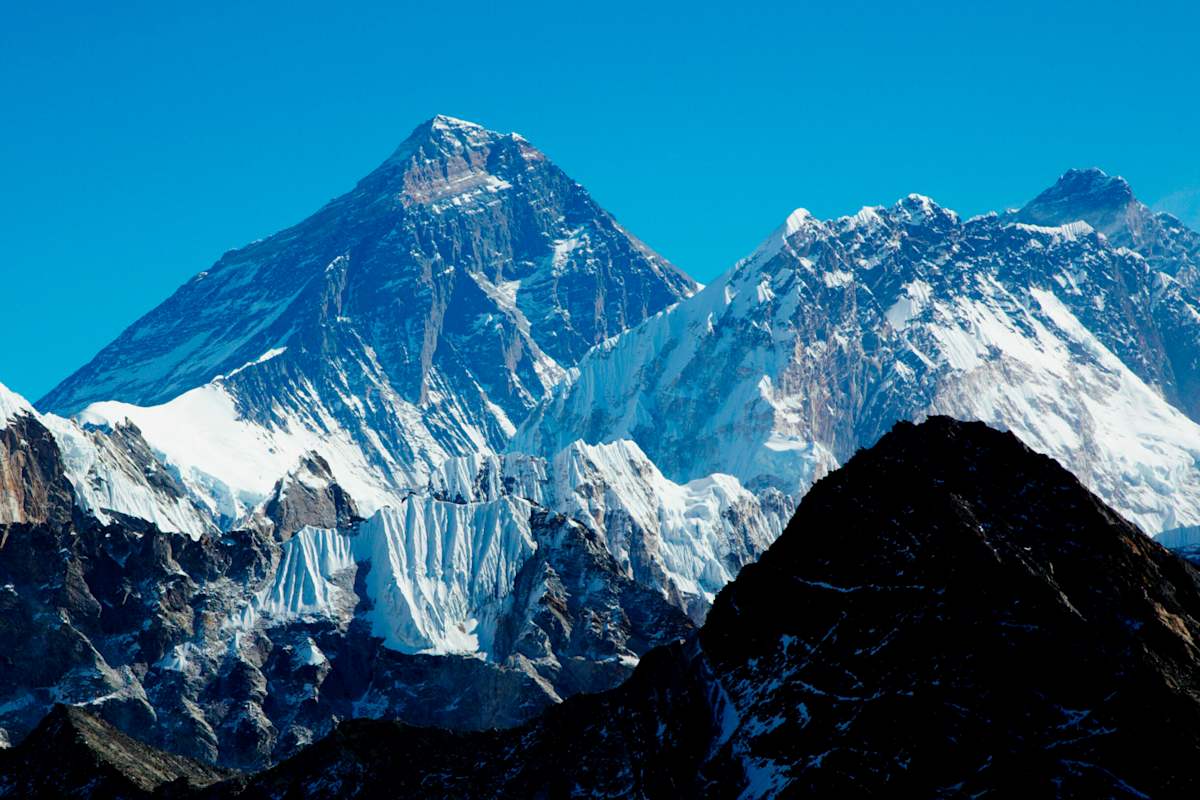 Der Mount Everest (8.848 m)
