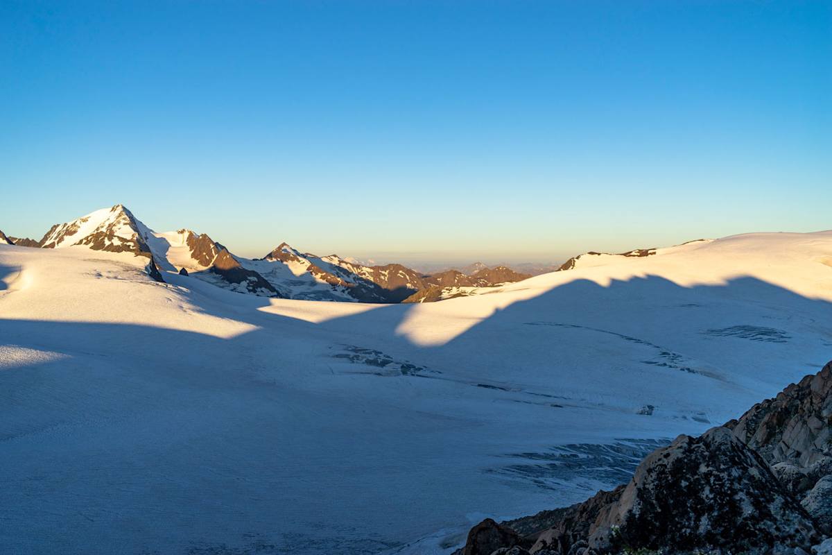 Weißkugel im Morgenlicht