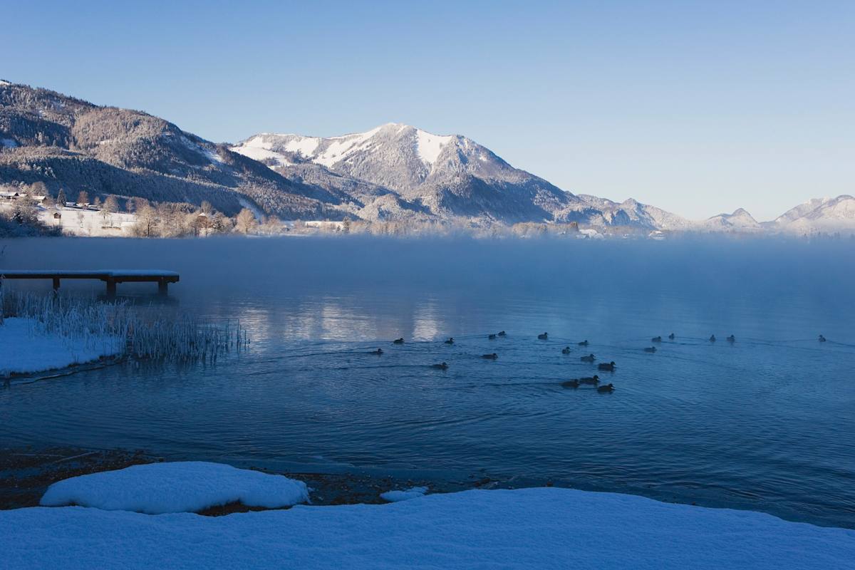 Das Zwölferhorn thront über dem Wolfgangsee, Salzkammergut