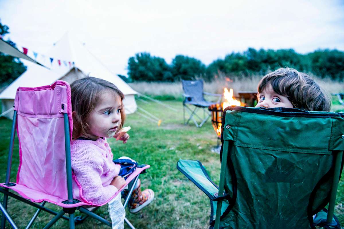 Campen in der Natur macht hungrig
