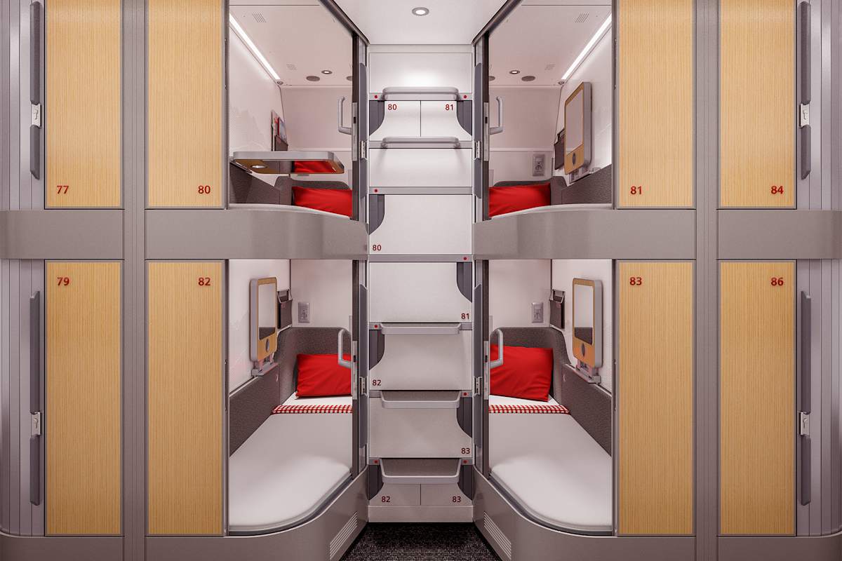 Die MiniSuits der neuen Nightjets