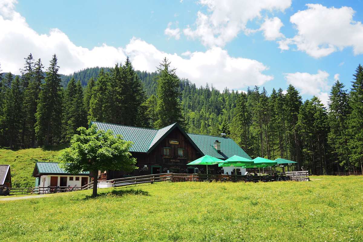 Die Möslalm im Karwendel in Tirol