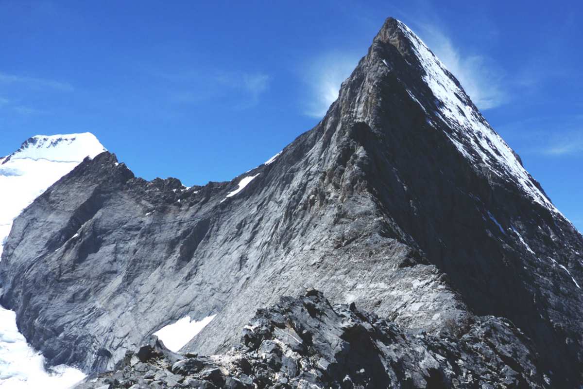 Der Eiger und Mittellegigrat in seiner vollen Pracht