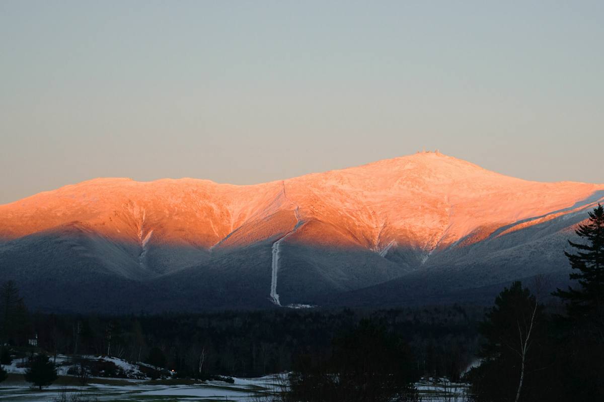Mount Washington im Abendlicht