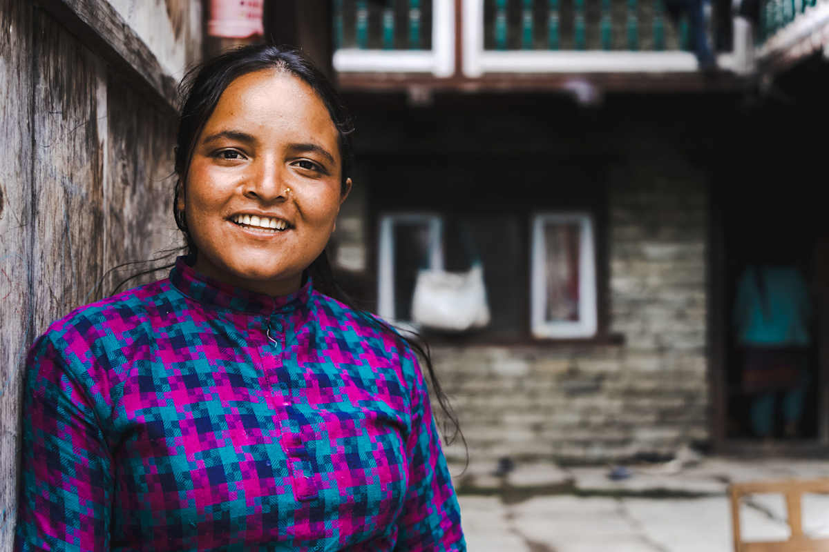 Nepalesische Frau