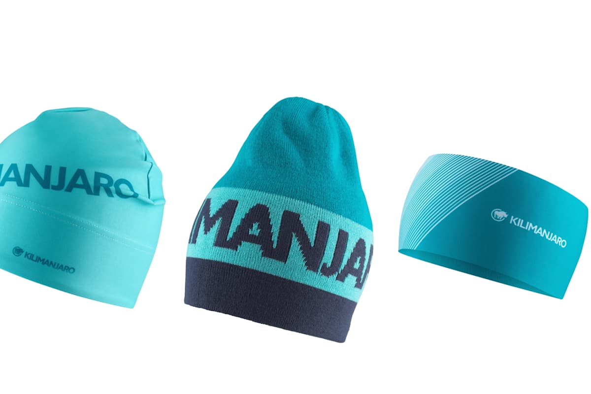Ob Funktionsmaterial oder Strick - die Mützen und Stirnbänder von Kilimanjaro gibt es in verschiedenen Varianten.