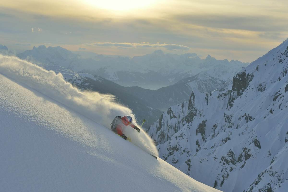Nadine Wallner am Arlberg