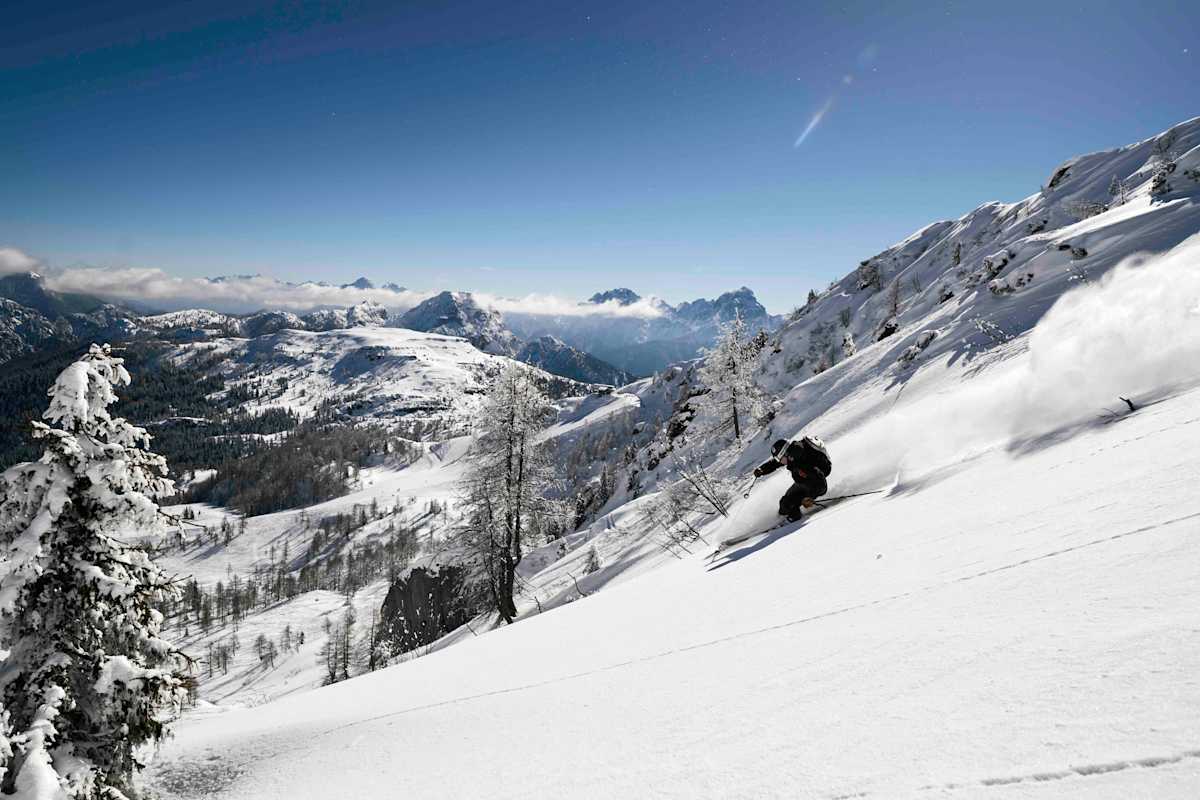 Die Touren am Nassfeld versprechen oft mehrere tolle Abfahrtsvarianten.