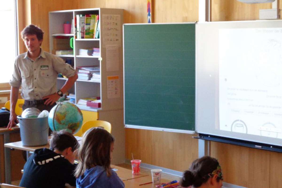 Nationalpark-Ranger und Bergführer Stefan Altenberger in Salzburger Schule