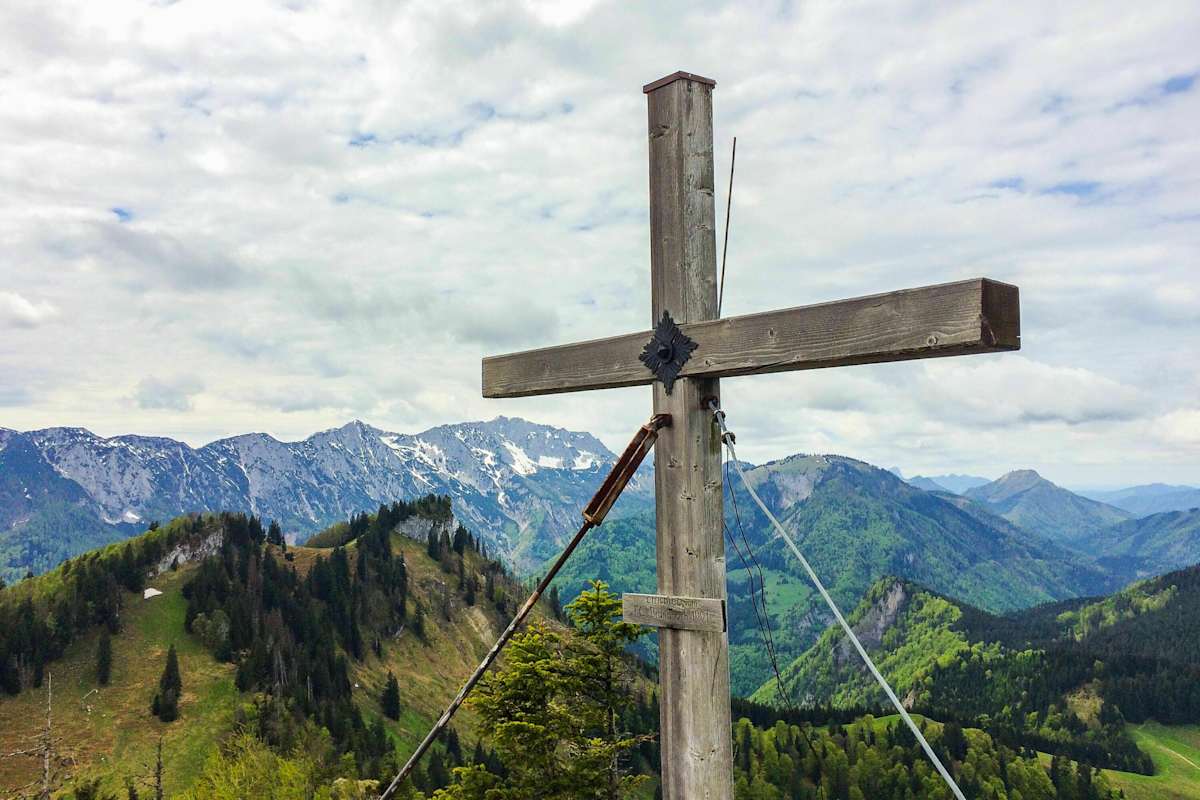 Am Gipfel des Alpsteins im Nationalpark Kalkalpen