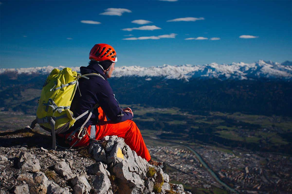 Ausblick von der Innsbrucker Nordkette auf das Inntal
