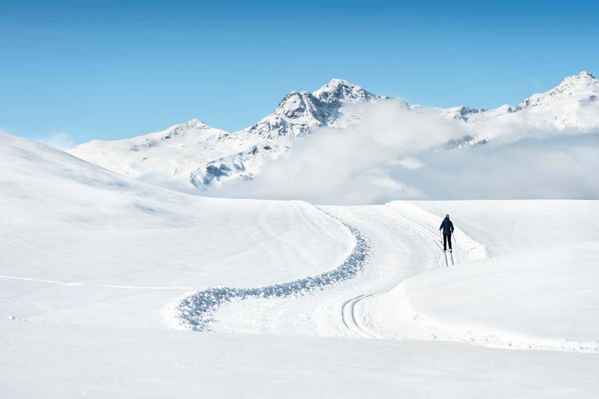 Loipe zur Franz Josephs Höhe am Weissensee