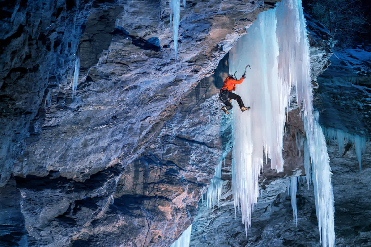 Peter Ortner Eisklettern
