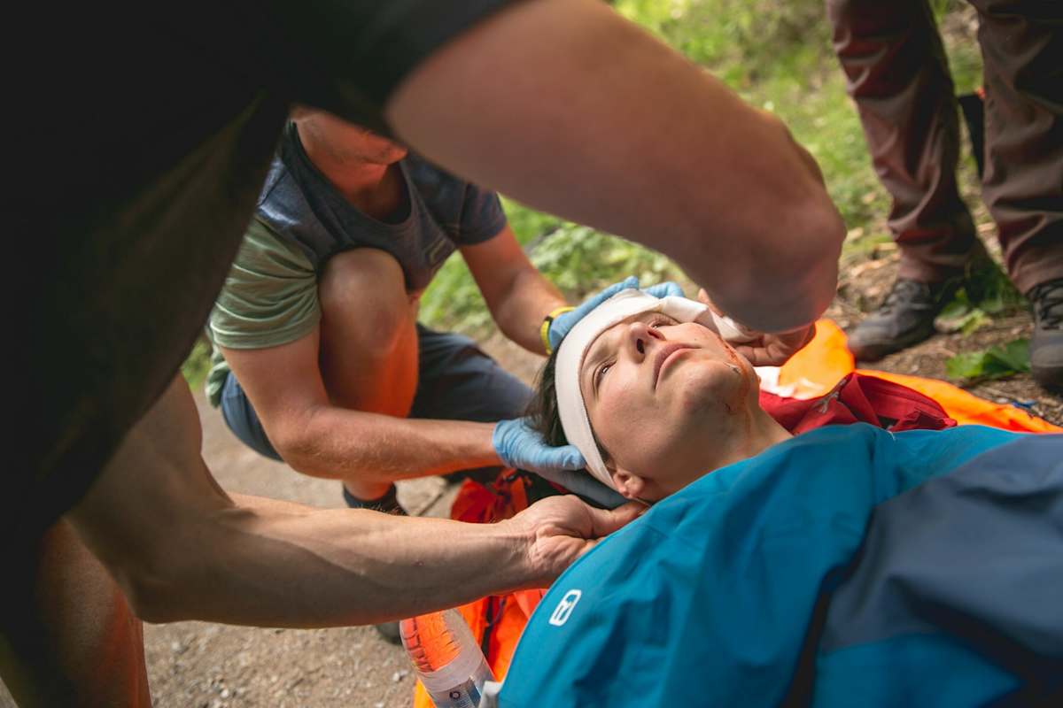 Bergung mittels Biwaksack