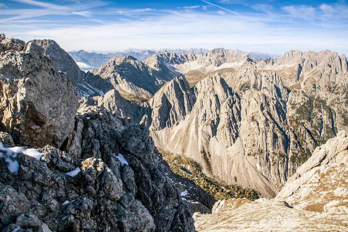Atemberaubender Ausblick in die Lienzer Dolomiten.