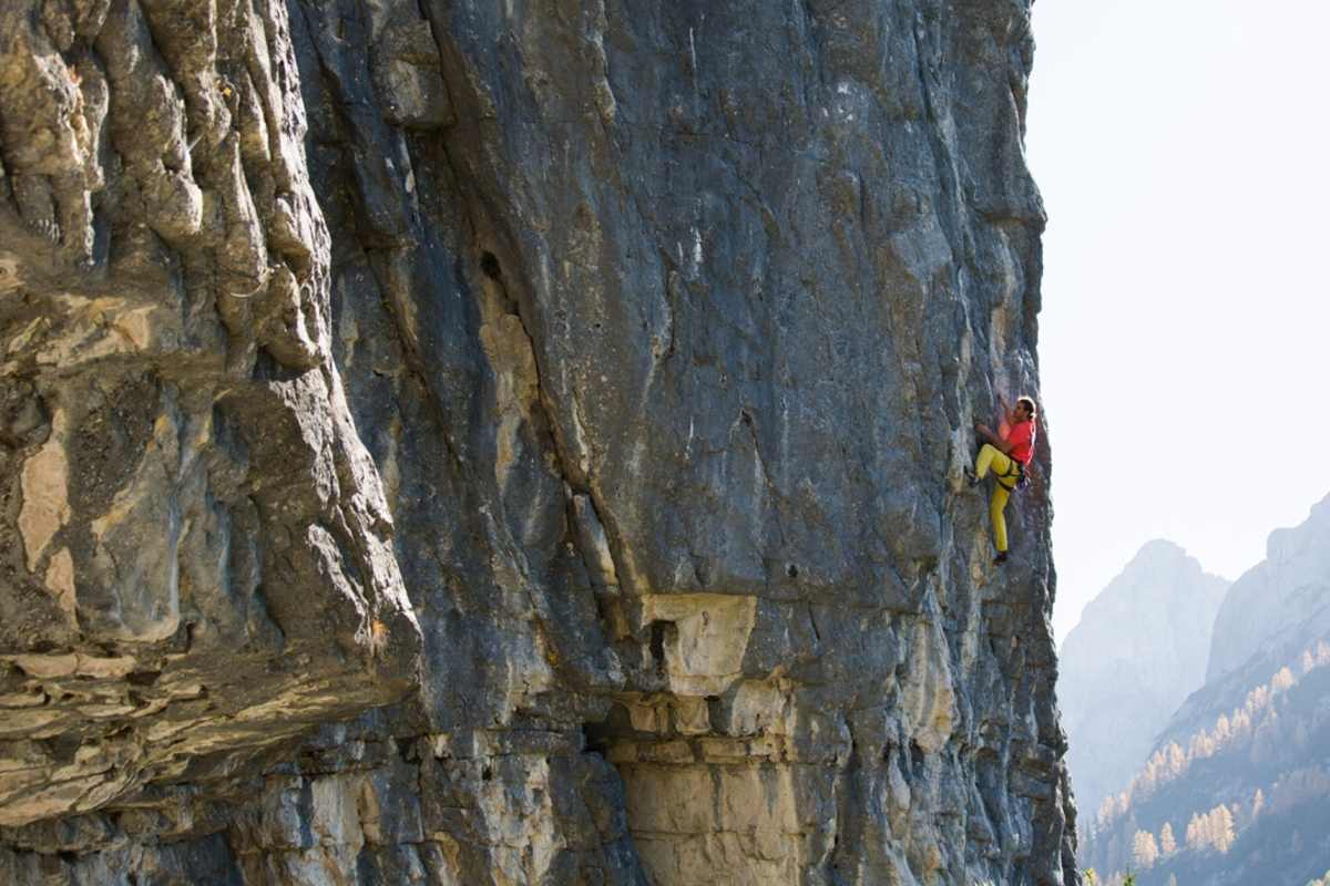 „Another Play in Paradise“ (7c), Dolomitenhütte