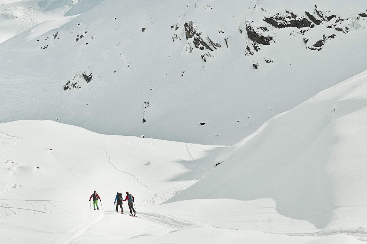 Start in einen herrlichen Tourentag mit Östlicher, Fallbesoner und Alpeiner Knotenspitze.
