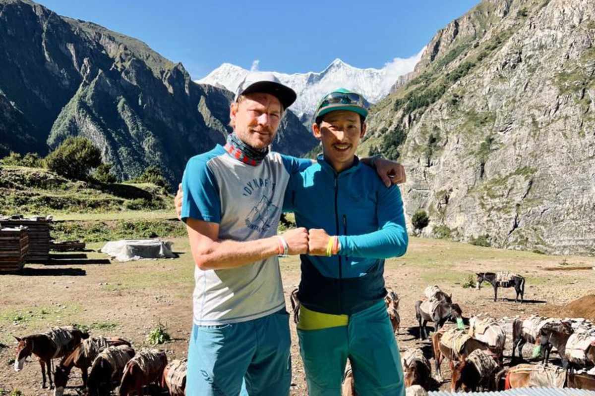 Benedikt Böhm und Prakash Sherpa