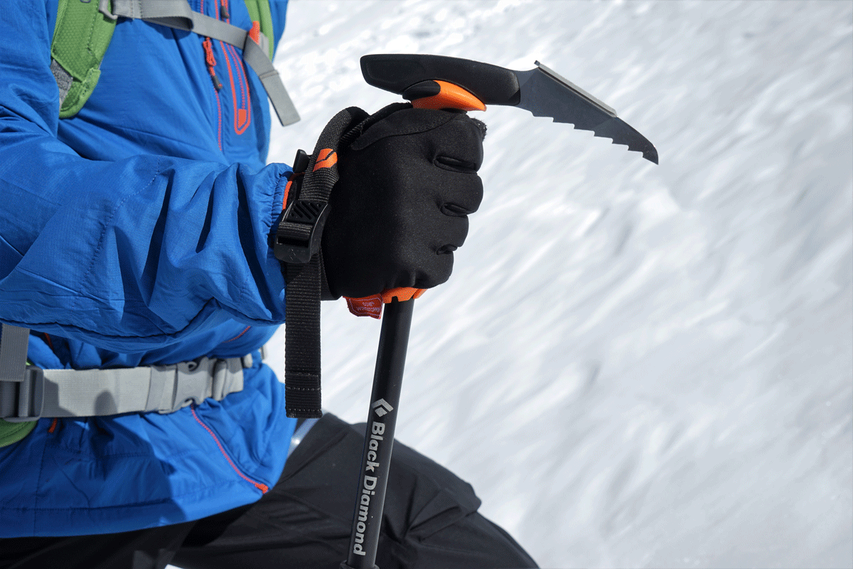 Skistock mit Pickelhaue von Black Diamond 