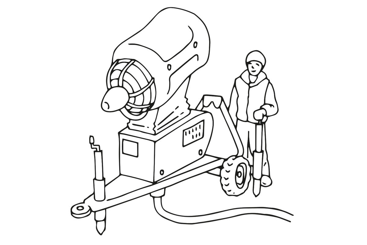 Schneekanone: Propellerkanone
