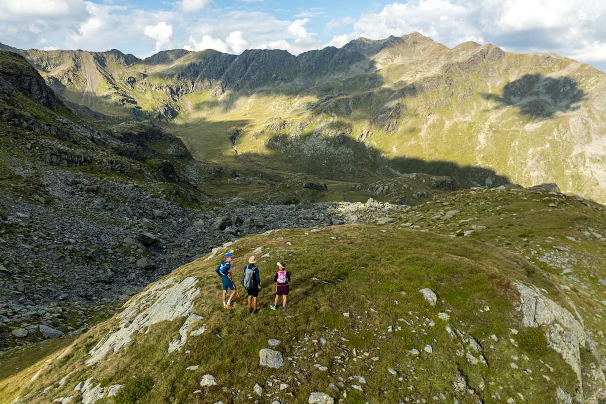 Wanderer in der Kreuzeckgruppe in Kärnten