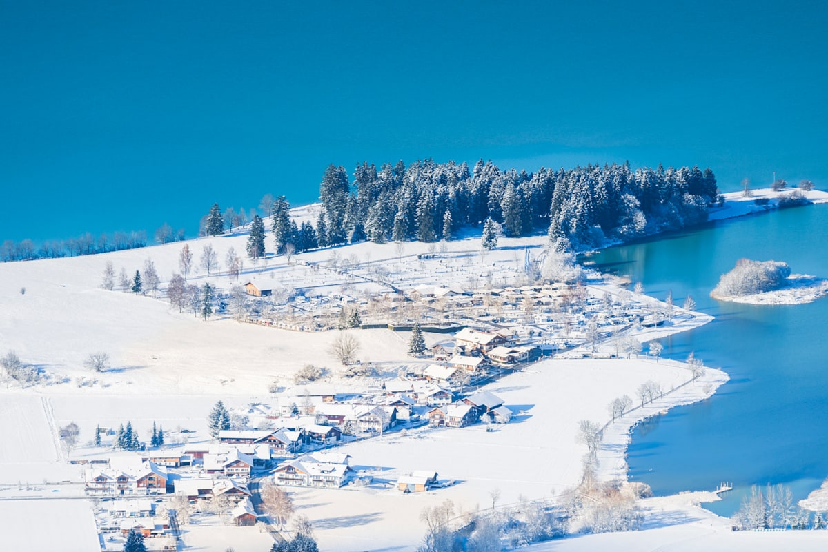 Bergwelten Campingplatz Brunnen Allgäu Winter