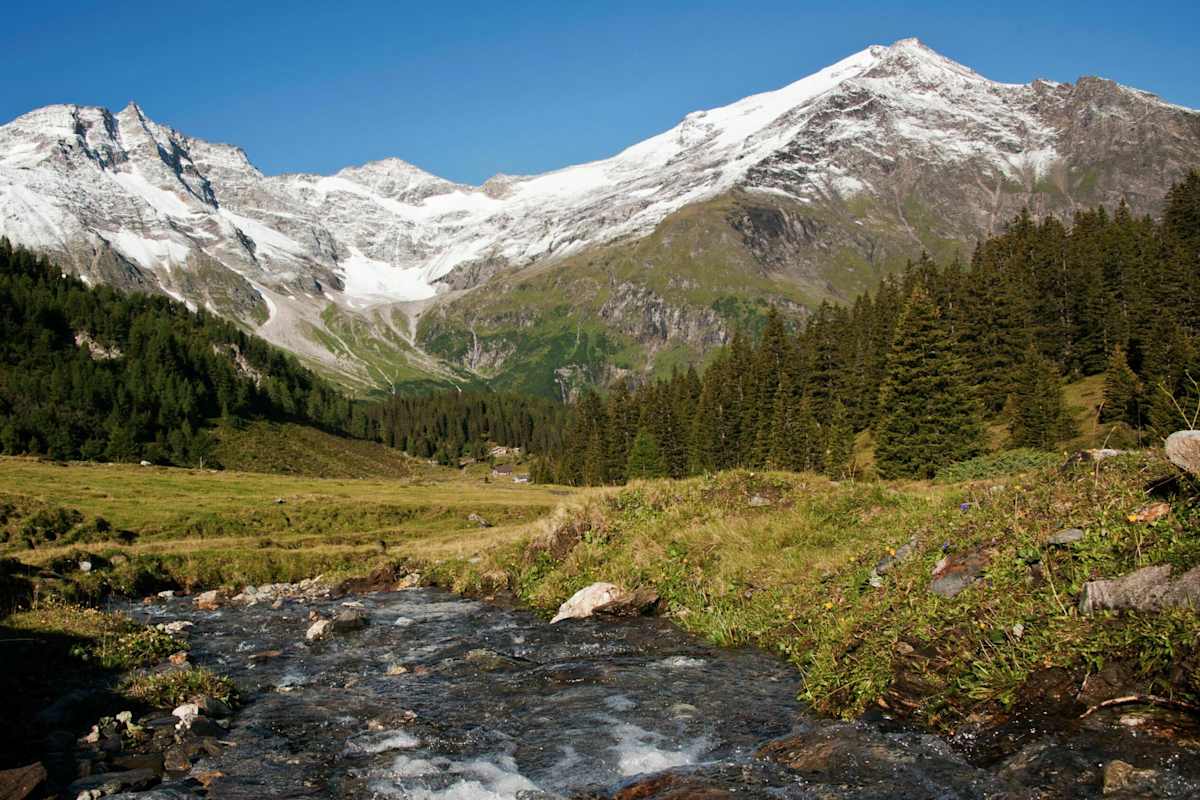 Raurisertal in der Salzburger Goldberggruppe in den Hohen Tauern