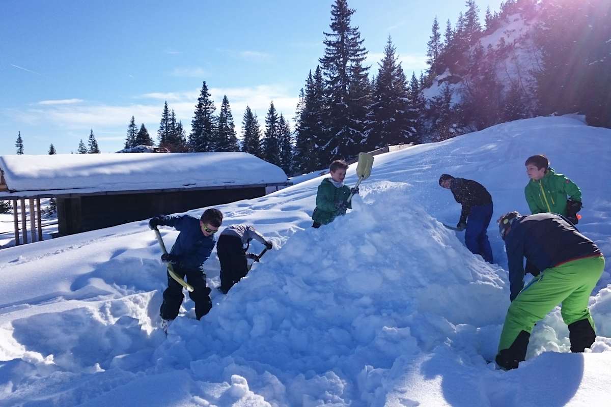 Rauthhütte im Wettersteingebirge in Tirol