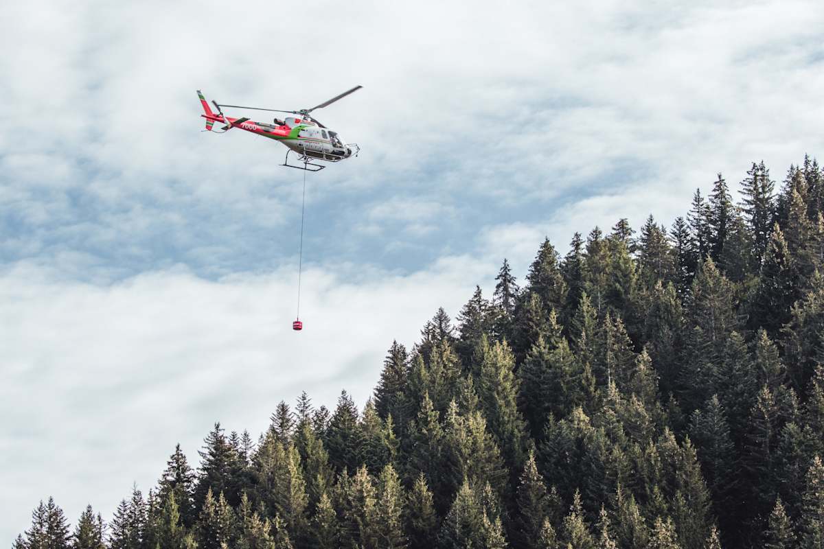 Durch den RECCO SAR Helikopter-Detektor können professionelle Rettungskräfte das ganze Jahr über vermisste Personen in der freien Natur suchen.