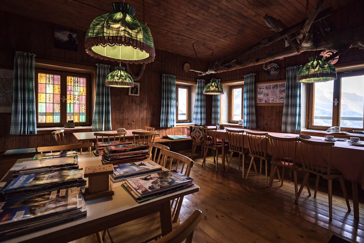 Wenn's wieder ruhiger wird: Die Stuber der Richterhütte