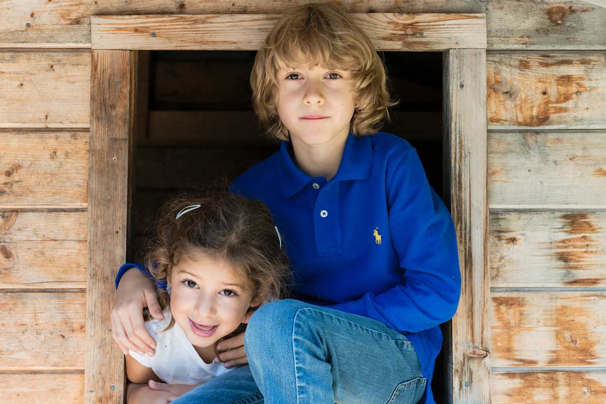 Lina und Niko, die Gipfelstürmer.