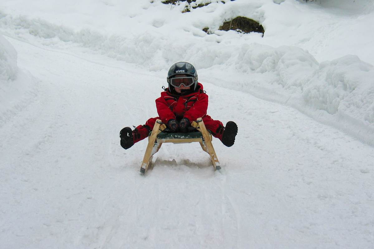 Pertisau in Tirol: Rodeln mit Kindern