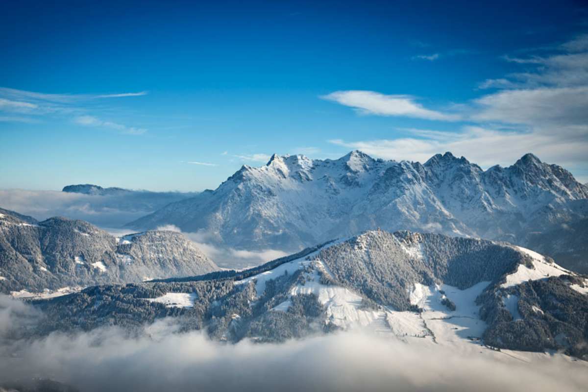 Panorama in Richtung Jakobskreuz / Fieberbrunn