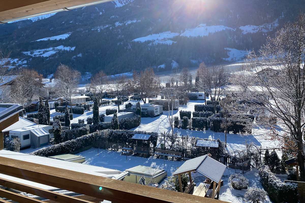 Bergwelten Campingplatz Sägemühle Südtirol Winter
