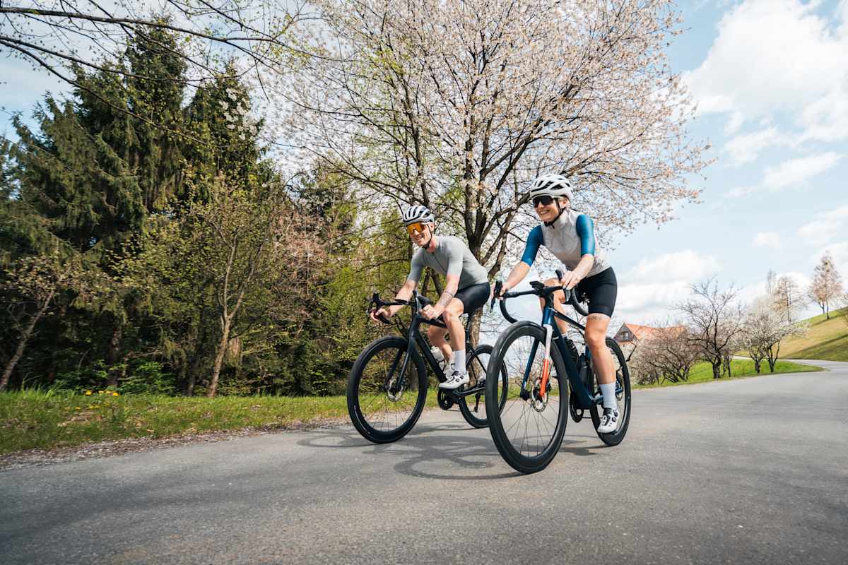 Rennradfahren im Sausal