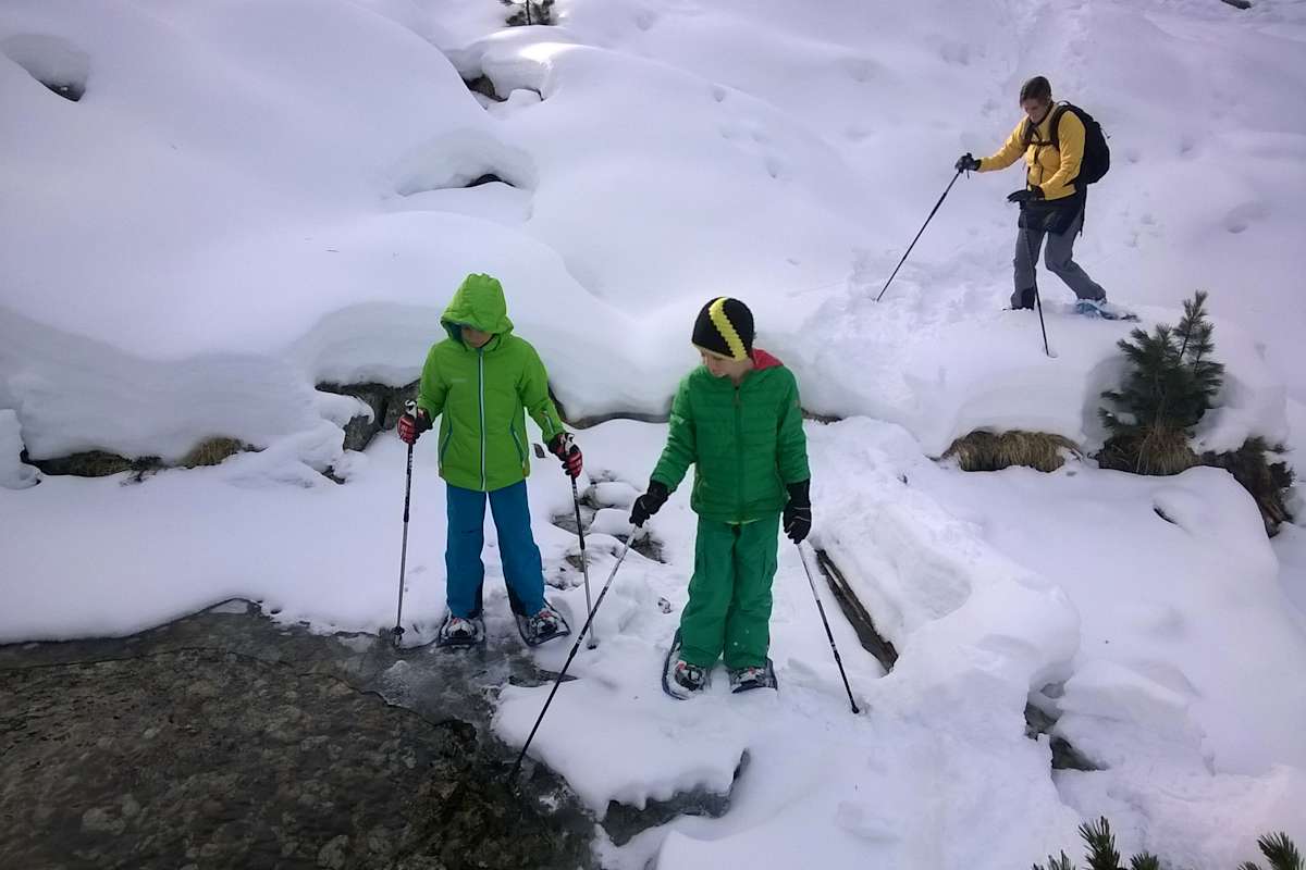 Schneeschuhwandern mit Kindern